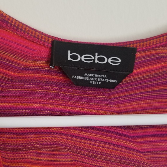 BEBE Spacedye Racerback Dress - Picture 3 of 4